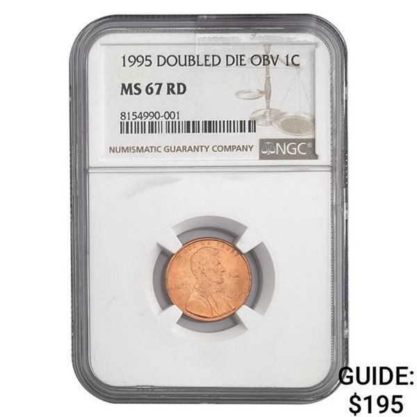 1995 Doubled Die Obv 1C NGC MS67 RD