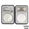 Image 1 : [2] 1991 American Silver Eagle NGC MS69