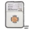 Image 1 : 1942-S Lincoln Cent NGC MS67 RD