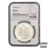 Image 1 : 1878-S Morgan Dollar NGC MS63