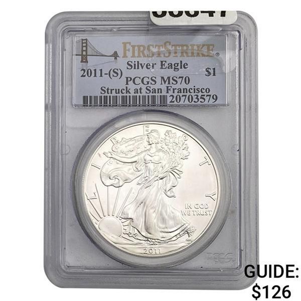 2011-(S) Silver Eagle PCGS MS70