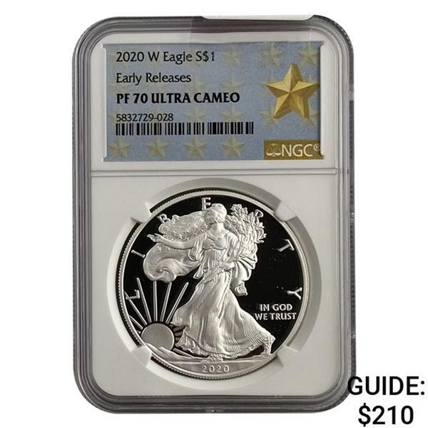 2020-W American Silver Eagle NGC PF70 UC