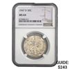Image 1 : 1947-D 50C NGC MS64