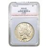 1934-D Silver Peace Dollar CCGS MS62 DDO