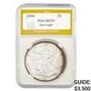 1991 $1 Silver Eagle PGA MS70