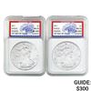 Image 1 : [2] 2011 $1 Silver Eagle IGS MS-70