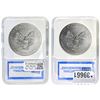 Image 2 : [2] 2011 /2015 $1 Silver Eagle IGS MS-69/MS70