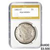 Image 1 : 1882-CC Morgan Silver Dollar PGA MS66+