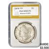 Image 1 : 1878 7TF Rev 79 Morgan Dollar PGA MS63 PL