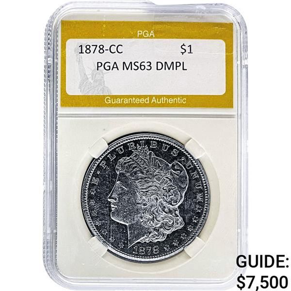1878-CC Morgan Dollar PGA MS63 DMPL