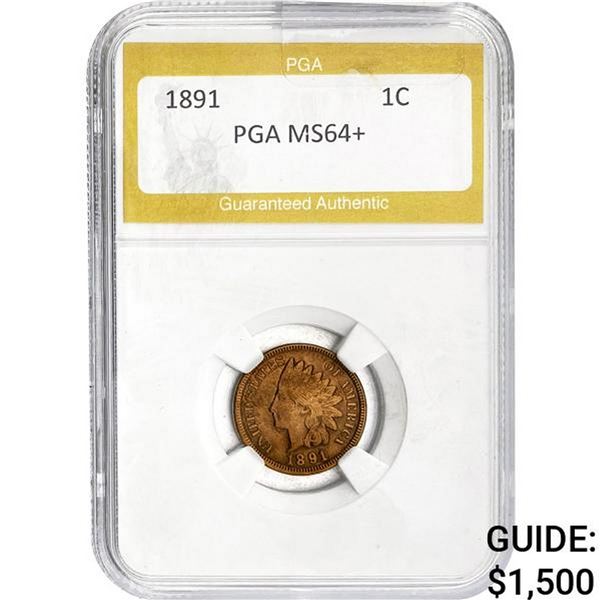 1891 Indian Head Cent PGA MS64+
