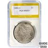 Image 1 : 1881-S Morgan Dollar PGA MS65+