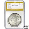 1890-S Morgan Silver Dollar PGA MS63