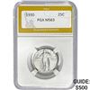 1930 Standing Liberty Quarter PGA MS63