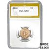 1868 Indian Head Cent PGA AU58