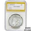 Image 1 : 1878-CC Morgan Dollar PGA MS66