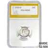 1920-D Mercury Dime PGA MS65