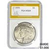 Image 1 : 1935 Peace Dollar PGA MS64