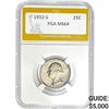 Image 1 : 1932-S Washington Quarter PGA MS64
