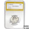 Image 1 : 1935-D Washington Quarter PGA MS65+