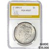 1891-S Morgan Silver Dollar PGA MS67