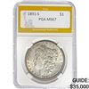 1891-S Morgan Silver Dollar PGA MS67
