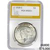 1928-S Peace Dollar PGA MS65+