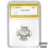 1939-D Mercury Dime PGA MS67
