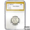 1875-S Twenty Cent Piece PGA MS64+