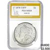 Image 1 : 1878 7/8TF Morgan Dollar PGA MS64