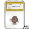 Image 1 : 1885 Indian Head Cent PGA MS67 RED
