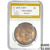 Image 1 : 1878 7/8TF Morgan Dollar PGA MS64