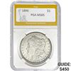 1896 Morgan Silver Dollar PGA MS65