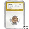 Image 1 : 1908 Indian Head Cent PGA MS65 RED
