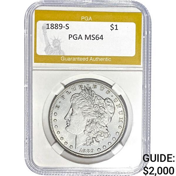 1889-S Morgan Dollar PGA MS64