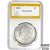 Image 1 : 1883 Morgan Silver Dollar PGA MS65