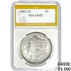 Image 1 : 1882-CC Morgan Dollar PGA MS65