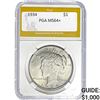 Image 1 : 1934 Peace Dollar PGA MS64+