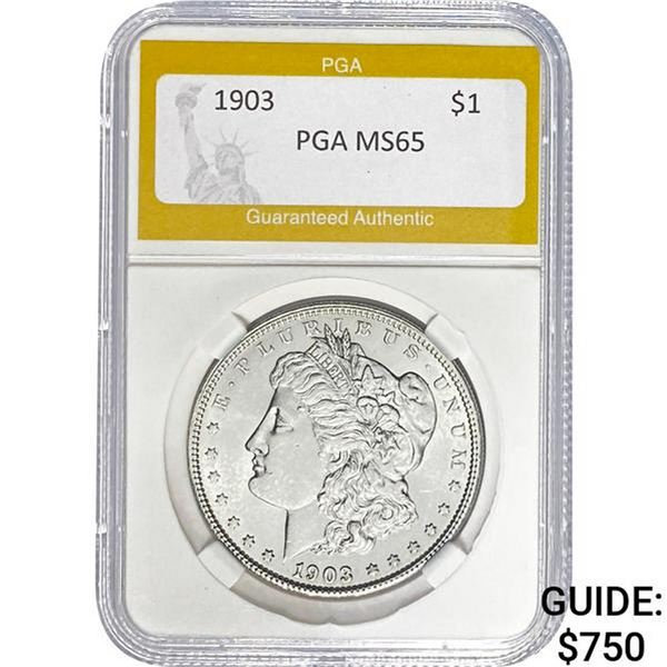 1903 Morgan Silver Dollar PGA MS65