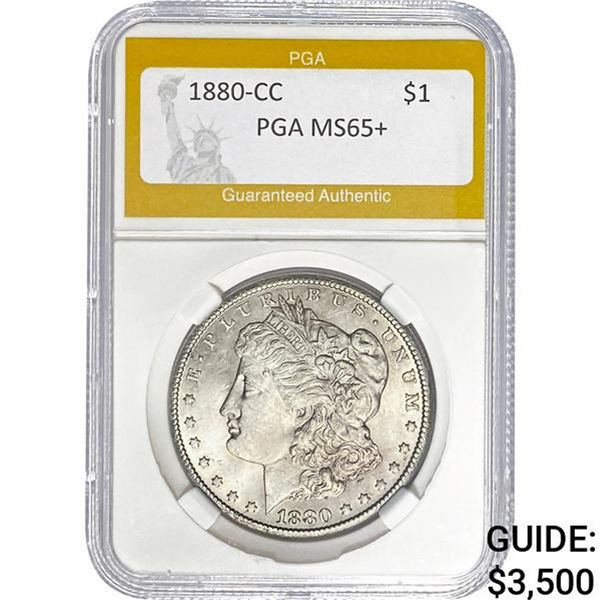 1880-CC Morgan Dollar PGA MS65+