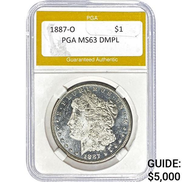 1887-O Morgan Dollar PGA MS63 DMPL