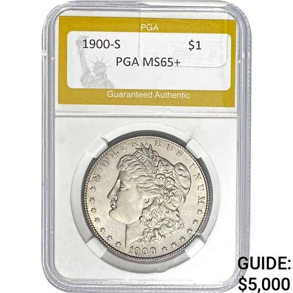 1900-S Morgan Dollar PGA MS65+