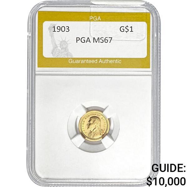 1903 G$1 PGA MS67