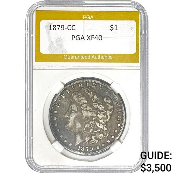 1879-CC Morgan Dollar PGA XF40