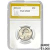 Image 1 : 1934-D Washington Quarter PGA MS64