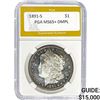 Image 1 : 1891-S Morgan Dollar PGA MS65+ DMPL