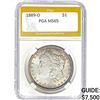 1889-O Morgan Silver Dollar PGA MS65