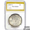1887-S Morgan Silver Dollar PGA MS66+