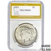 1921 Peace Dollar PGA MS64+