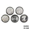 Image 1 : [5 Coin] 2011 25th Ann Silver Eagle Set in OGP